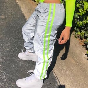 Glow in the dark track pants